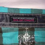 Wrangler Rock 47  Cowgirl Western Snap Front Shirt Size M Rodeo Embroidered Blue Photo 1