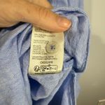 Maeve Anthropologie Chambray Linen Button Down Oversized Top XS Relaxed Photo 3