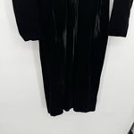 Tanner Vintage Black Velvet Long Sleeve Formal Dress Size 6 Evening Photo 2