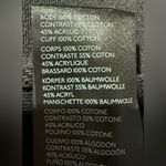 Free People NWT Melody Crochet Pullover Faded Black Oversized Boho Sweatshirt XS Photo 5