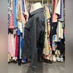 UNTUCKit Black Notched Collar Snap Button Down Dolly Shirt Size 8 Photo 1