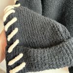 525 Vida Boucle Whip Stitch Pullover NWT Size Large In Black Photo 7