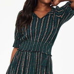 Roberta Roller Rabbit Roller Rabbit Mateaus Fiorella Dress in‎ Green Floral Print Size XL Photo 0