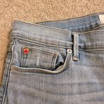 Hudson Jeans Hudson Light Denim Wash Amber Raw Edge Hem Jean Shorts 26 Photo 5