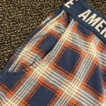American Eagle  Plaid Lounge Shorts with Pockets Photo 2