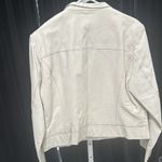 Bandolino COPY - White 100% leather women’s jacket  size extra large USED Photo 6