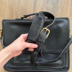 Coach A8C-5181 Black Vintage Colebrook Briefcase Top Handle Crossbody Laptop Bag Photo 6