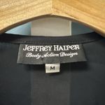 Jeffrey Halper Zebra Black Ruffle Front and Sleeves Shirt Women's Sz M Castecore Size M Photo 5