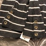 Charter Club NEW  Swan Striped Long Sleeve Top size L Photo 4