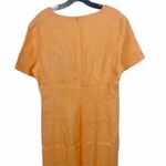 Harvé Benard Harve’ Bernard Embroidered Linen Maxi Dress Size 14 Photo 4