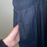 A New Day  Dark Grey/Navy High Neck Midi Dress Elastic Waist w/ Pockets sz Small Photo 8