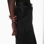 Aritzia  Babaton Refined Satin Cargo Pant In Black Photo 6