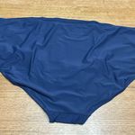 Universal Standard  NWT Swim ruched side brief in navy blue sz 3XL Photo 2