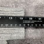 American Rag Cie Women’s Gray Lace Up Back Sweater Size S Acrylic Long Sleeve Photo 4