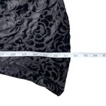 Ultra Pink Velvet Burnout Collared Button Bell Sleeve Tunic Blouse Size Medium Photo 4