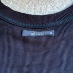 DELUC Zayn Ruffle Top. XS. NWOT ♡ Black Photo 8