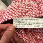 ZARA Pink and White Tweed Shorts Photo 4