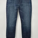 7 For All Mankind Gwenevere Super Skinny Cropped Jeans Sz 28 Medium Wash Photo 2