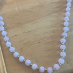 Elegant pale Lavender Beaded Necklace Photo 1