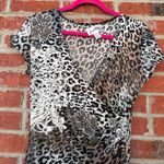 Joseph Ribkoff mixed print faux wrap dress Size 6 Photo 6