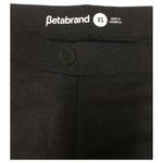 Betabrand  Pants Womens XS Pull On Cropped Capri Yoga Ponte Knit Charcoal Gray Photo 9