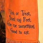 Super nice thick fleece orange Halloween scarf! Nwot Orange Photo 3