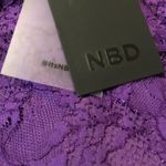 NBD Mini Dress XS NWT Daimilee Revolve Lace Strapless Ultra Violet Purple Party Photo 7