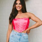 These Three Boutique These Three Pink Corset Top Photo 0