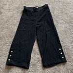 Michael Kors Black Cropped Slacks SIZE 4 Photo 0