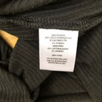 Material Girl Black ribbed bodysuit- high neck Photo 2