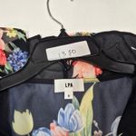 LPA  Button Up Midi Dress in Midnight Roses Photo 15