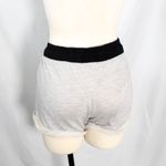 No Boundaries Casual NWOT Heather Gray Light Grey Knit Shirts with Black Elastic Drawsring Photo 4