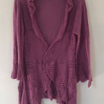 SLine lavendar cardigan. Size Medium. Purple Photo 0