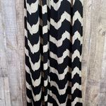 Delirious Small Spaghetti Strap Tan & Black Chevron Print Maxi Dress Photo 1