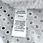 Senlis Lila White Eyelet & Lace Midi Skirt NWOT Size M Photo 9