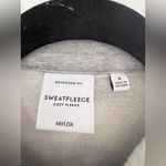 Aritzia Tna Cozy Fleece Boyfriend 1/4 Zip Sweatshirt Heather Chrome Grey small Photo 4