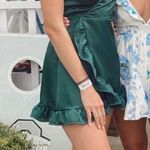 Princess Polly Green Wrap Dress Photo 1