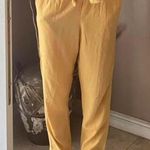 Yellow Paper Bag Pants Size M Photo 0
