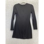 Rokoko  Women's Dress A Line Dress Solid Black Long Sleeve Size Medium Photo 1