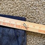 Athleta Stripe Bali Linen Ankle Pants 211380 Drawstring Waist Navy Blue SIZE 6 Photo 9