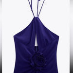 ZARA NWT  Blue Rose Bodysuit Photo 6