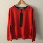 Wildfox Red Dinner Party Vintage Tie Sweater NWT Photo 0