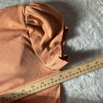 Free People  Intimately Bodysuit‎ Top Shirt Puff Sleeve Buttons Copper S Boho Photo 3