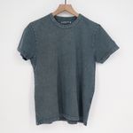 American Giant Mens T Shirt Size M Mineral Wash Gray Cotton Made in USA Green Size M Photo 1