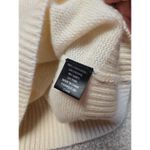 360 Cashmere  Womens Raelynn Ivory 100% Cashmere Turtleneck Sweater Sz S Soft Photo 4