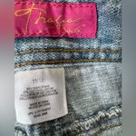 Thalia Sodi  Floral Embroidered Denim Mini Skirt Photo 5