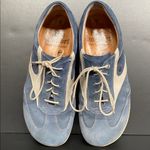 Finn Comfort Made in Germany Nubuck Leather Lace Up Shoe Blue Size 5 Wide Photo 1
