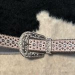 Buckle light pink rhinestone belt Photo 0