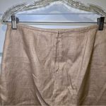 Calvin Klein Tan/Brown Linen Blend Career Pencil Skirt size 10 Photo 5