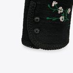 ZARA NEW STRUCTURED EMBROIDERED CARDIGAN TOP SHORT OPEN WOMENS SIZE L Photo 9